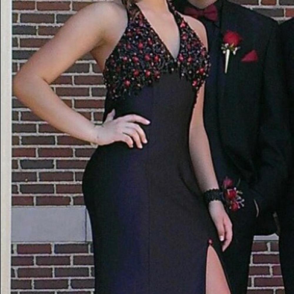 Black pageant/prom dress